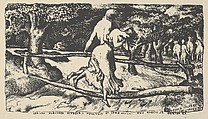 The Flood, reproduced for Calvert's "Memoir", Edward Calvert  British, Photo-lithographic reproduction