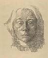 Self-Portrait (Selbstbildnis), Käthe Kollwitz  German, Lithograph