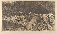 Raped (Vergewaltigt), Käthe Kollwitz  German, Etching and soft-ground etching with drypoint