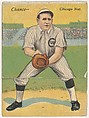 Chance, Chicago, National League, from the Mecca Double Folder series (T201), Mecca Cigarettes, Commercial color lithograph