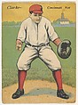 Clarke, Cincinnati, National League, from the Mecca Double Folder series (T201), Mecca Cigarettes, Commercial color lithograph