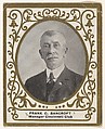 Frank C. Bancroft, Manager, Cincinnati Club, from the Baseball Players (Ramlys) series (T204) issued by the Mentor Company to promote Ramly and T.T.T. Turkish Cigarettes, Mentor Company, Boston American, Photolithograph