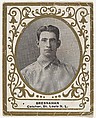 Bresnahan, Catcher, St. Louis, National League, from the Baseball Players (Ramlys) series (T204) issued by the Mentor Company to promote Ramly and T.T.T. Turkish Cigarettes, Mentor Company, Boston American, Photolithograph