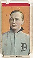 Cobb, Detroit, American League, from the White Border series (T206) for the American Tobacco Company, Issued by American Tobacco Company, Commercial lithograph