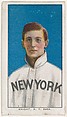 Knight, New York, American League, from the White Border series (T206) for the American Tobacco Company, Issued by American Tobacco Company, Commercial lithograph