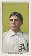 Bender, Philadelphia, American League, from the White Border series (T206) for the American Tobacco Company, American Tobacco Company, Commercial color lithograph