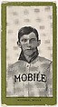 Hickman, Mobile, from the Baseball Players (Green Borders) series (T211) issued by Red Sun Cigarettes, Red Sun Cigarettes  American, Photolithograph