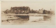 The Charles River, Charles Adams Platt  American, Etching; trial proof a or b