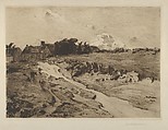 A Brittany Landscape, Charles Adams Platt  American, Etching and drypoint; trial proof c or d