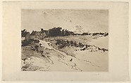 A Brittany Landscape, Charles Adams Platt  American, Etching; trial proof c