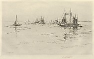 Buttermilk Channel, Charles Adams Platt  American, Etching; trial proof