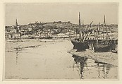 Trouville, Charles Adams Platt  American, Etching; second? state
