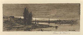 Annapolis River, Charles Adams Platt  American, Etching on zinc; trial proof b