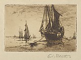 Sketch of a Boat, Charles Adams Platt  American, Etching; trial proof