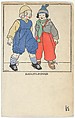 Kaulitz Dolls (Kaulitz-Puppen), Josef Diveky Hungarian, Color lithograph