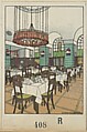 National Railway Station Restaurant, Vienna X, Josef Pohl (Restaurant Staatsbahnhof, Wien X, Josef Pohl), Gustav Kalhammer  Austrian, Color lithograph