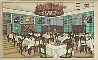 National Railway Station Restaurant, Vienna X, Josef Pohl (Restaurant Staatsbahnhof, Wien X, Josef Pohl), Gustav Kalhammer  Austrian, Lithograph