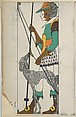 Hunter with Dog (Jäger mit Hund), Anonymous, Austrian, Viennese, 20th century Austrian, Color lithograph