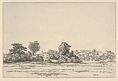 Farm and Meadows, Ernest Haskell American, Etching