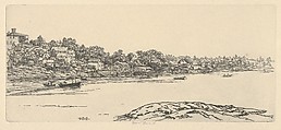 Cundy's Harbor, Ernest Haskell American, Etching