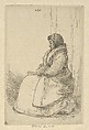 Beggar of St. Sulpice, Ernest Haskell American, Etching