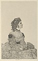 Amelia, Ernest Haskell American, Stipple engraving
