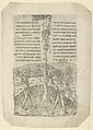 The Martyrdom of Saint Sebastian, with three archers, Anonymous, Italian, Florentine, 15th century  Italian, Engraving