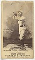 John Alexander "Bid" McPhee, 2nd Base, Cincinnati, from the Old Judge series (N172) for Old Judge Cigarettes, Goodwin & Company, Albumen photograph