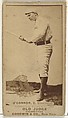 Jack "Peach Pie" O'Connor, Catcher, Cincinnati, from the Old Judge series (N172) for Old Judge Cigarettes, Goodwin & Company, Albumen photograph