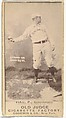 Leon A. "Lee" Viau, Pitcher, Cincinnati, from the Old Judge series (N172) for Old Judge Cigarettes, Goodwin & Company, Albumen photograph