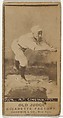 Hugh N. "Little Nick" Nicol, Right Field, Cincinnati, from the Old Judge series (N172) for Old Judge Cigarettes, Goodwin & Company, Albumen photograph