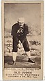 Daniel Eckford "Ecky" Stearns, 1st Base, Kansas City Cowboys, from the Old Judge series (N172) for Old Judge Cigarettes, Goodwin & Company, Albumen photograph