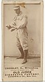 William C. Crossley, Catcher, Milwaukee, from the Old Judge series (N172) for Old Judge Cigarettes, Goodwin & Company, Albumen photograph