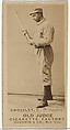 William C. Crossley, Catcher, Milwaukee, from the Old Judge series (N172) for Old Judge Cigarettes, Goodwin & Company, Albumen photograph