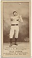 James J. "Sun" Daly, Left Field, Minneapolis, from the Old Judge series (N172) for Old Judge Cigarettes, Goodwin & Company, Albumen photograph