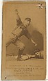 Myers C. Robinson, 3rd Base, Minneapolis, from the Old Judge series (N172) for Old Judge Cigarettes, Goodwin & Company, Albumen photograph