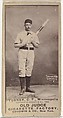 Thomas Turner, Center Field, Minneapolis, from the Old Judge series (N172) for Old Judge Cigarettes, Goodwin & Company, Albumen photograph