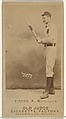 William Miller "Bill" Vinton, Pitcher, Minneapolis, from the Old Judge series (N172) for Old Judge Cigarettes, Goodwin & Company, Albumen photograph