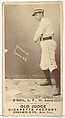 James Edward "Tip" O'Neill, Left Field, St. Louis Browns, from the Old Judge series (N172) for Old Judge Cigarettes, Issued by Goodwin &amp; Company, Albumen photograph