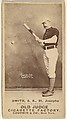 H. Smith, Shortstop, St. Joseph Clay Eaters, from the Old Judge series (N172) for Old Judge Cigarettes, Goodwin & Company, Albumen photograph