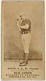 H. Smith, Shortstop, St. Joseph Clay Eaters, from the Old Judge series (N172) for Old Judge Cigarettes, Goodwin & Company, Albumen photograph
