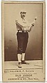 Charles B. "Lady" Baldwin, Pitcher, Detroit Wolverines, from the Old Judge series (N172) for Old Judge Cigarettes, Goodwin & Company, Albumen photograph