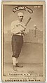 Samuel Luther "Sam" Thompson, Right Field, Detroit Wolverines, from the Old Judge series (N172) for Old Judge Cigarettes, Goodwin & Company, Albumen photograph