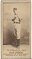 Willard Eben Mains, Pitcher, St. Paul Apostles, from the Old Judge series (N172) for Old Judge Cigarettes, Goodwin & Company, Albumen photograph