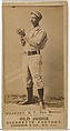 Samuel Leech Maskrey, Right Field, Des Moines Prohibitionists, from the Old Judge series (N172) for Old Judge Cigarettes, Goodwin & Company, Albumen photograph