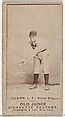 Edward C. "Mouse" Glenn, Left Field, Sioux City Corn Huskers, from the Old Judge series (N172) for Old Judge Cigarettes, Goodwin & Company, Albumen photograph