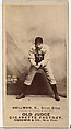 Anthony Joseph "Tony" Hellman, Catcher, Sioux City Corn Huskers, from the Old Judge series (N172) for Old Judge Cigarettes, Goodwin & Company, Albumen photograph