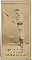 Joseph P. "Joe" Crotty, Catcher, Sioux City Corn Huskers, from the Old Judge series (N172) for Old Judge Cigarettes, Goodwin & Company, Albumen photograph