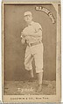 John H. "Jack" Lynch, New York Metropolitans, from the Old Judge series (N172) for Old Judge Cigarettes, Goodwin & Company, Albumen photograph