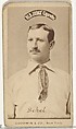 Stephen Arnold Douglas "Steve" Behel, New York Metropolitans, from the Old Judge series (N172) for Old Judge Cigarettes, Goodwin & Company, Albumen photograph